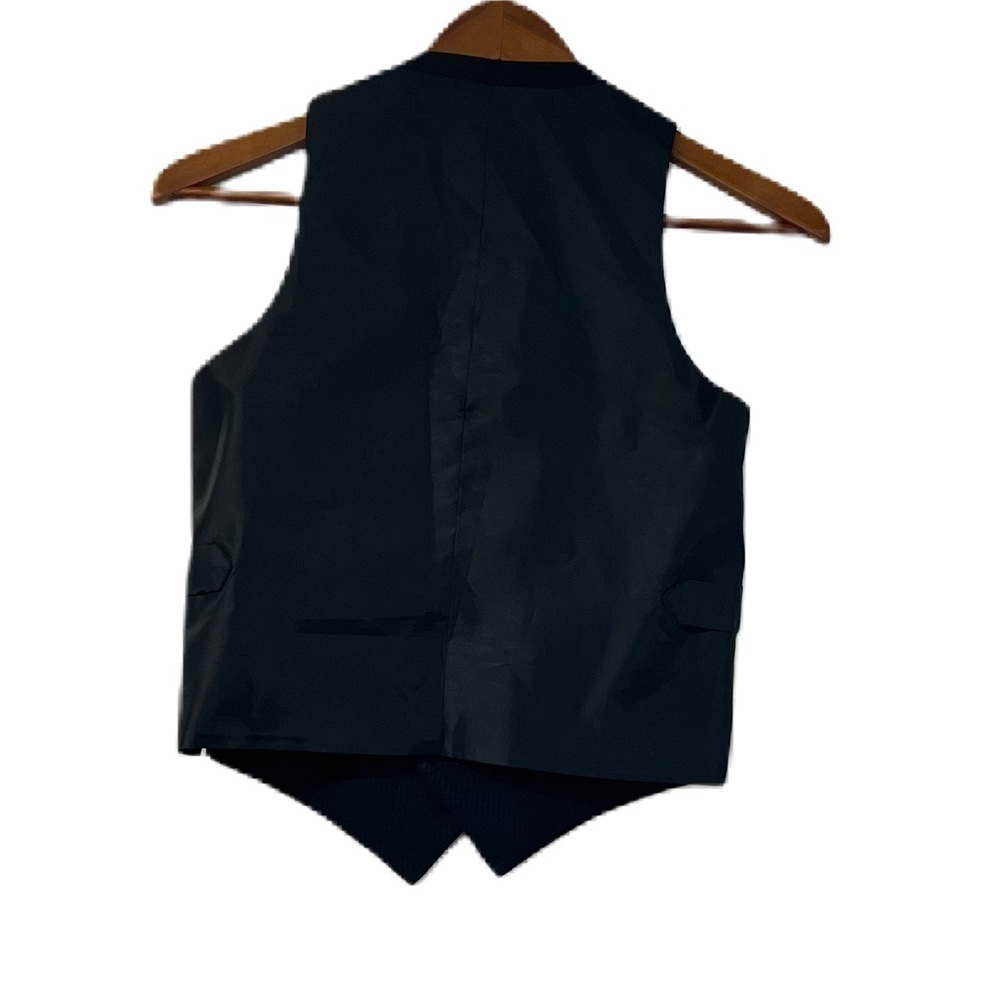 GB Boys 14L Black pinstripe vest holiday costume dapper classy preppy fun party
